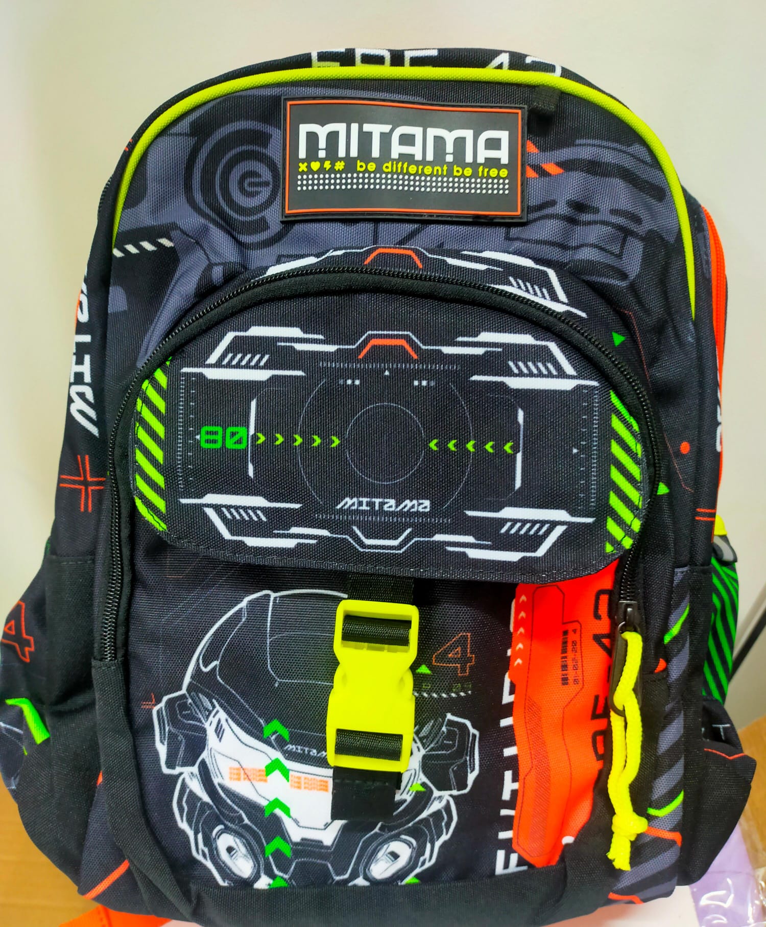 Zaino New Plus Mitama Fluo Battle